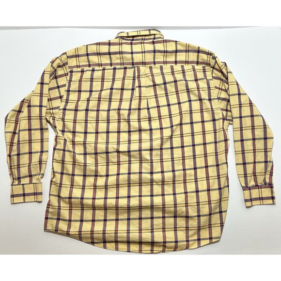 Gitman Bros. Checkered Plaid Button Down Long Sleeve Shirt Casual Size XXL 2XL - Picture 5 of 7